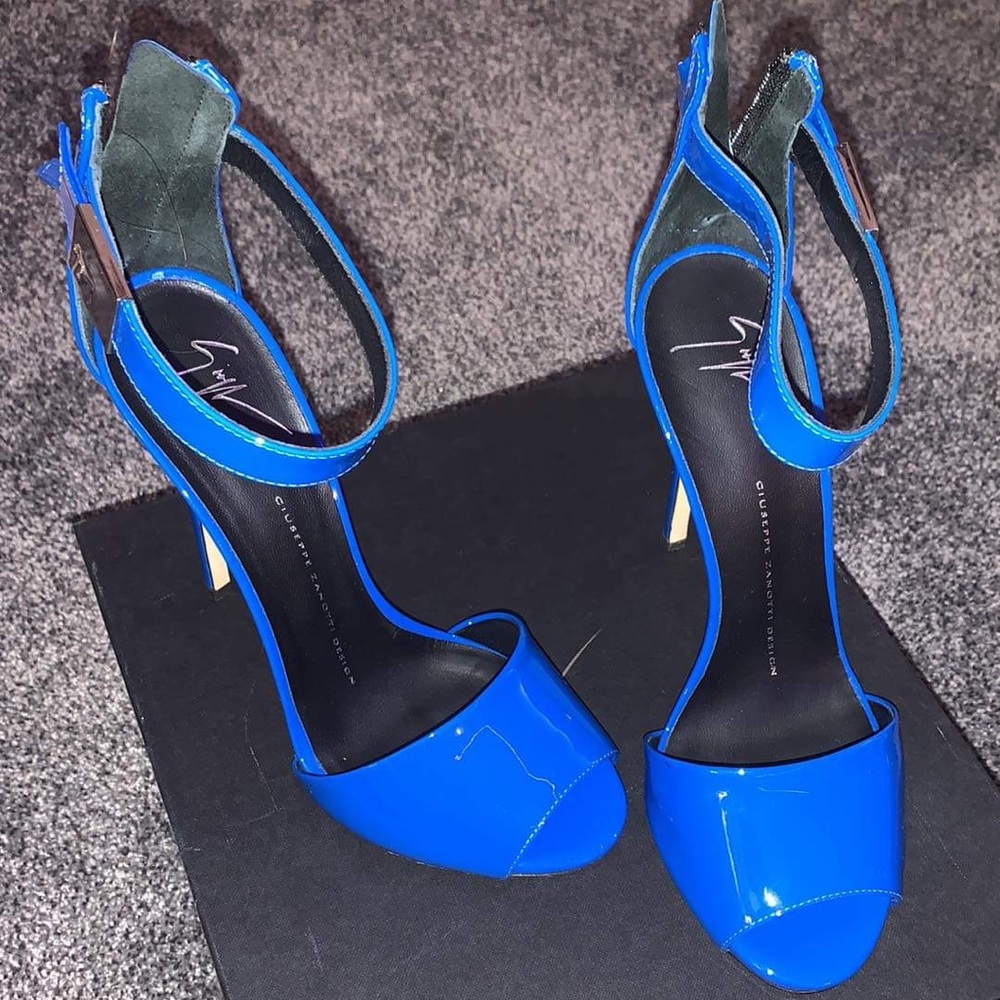 Electric Blue Giuseppe Zanotti heels